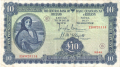 Ireland, Republic Of 10 Pounds, Prefix 23V, 3.2.1944